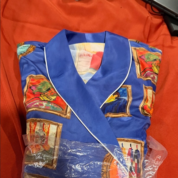 Colorful Art Print Robe - Picture 2 of 2